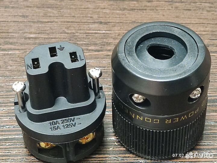 Комплект силовых разъемов high END power gold