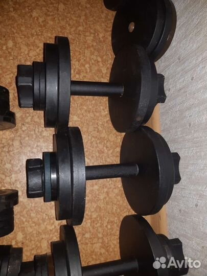 Гантели 18 7 6 кг разборные