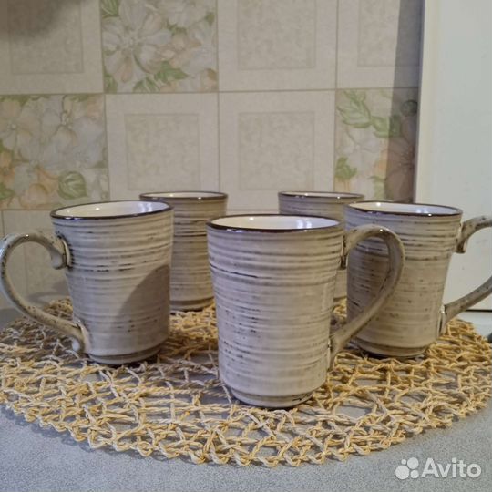 Кружки лофт новые 5шт