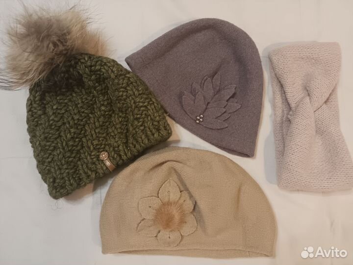 Новые шарфы и шапки Снежная королева шерсть