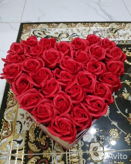 Букет из мыльных роз