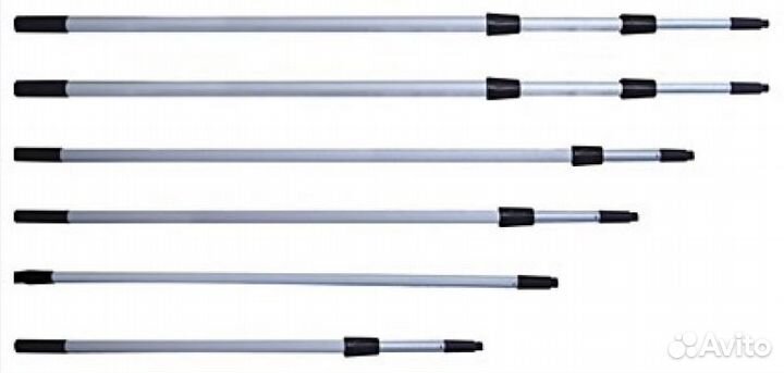 Телескопический шест 2,4 м 2 секции, Н1802