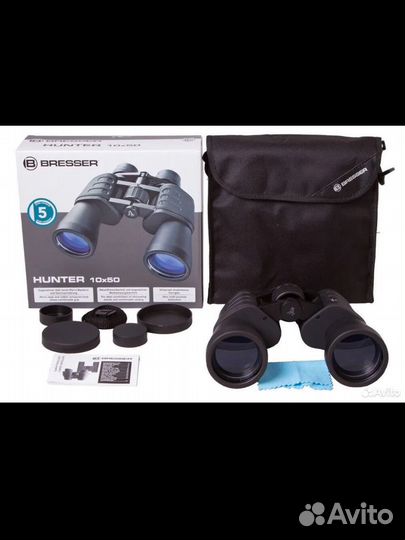 Бинокль bresser hunter 10x50