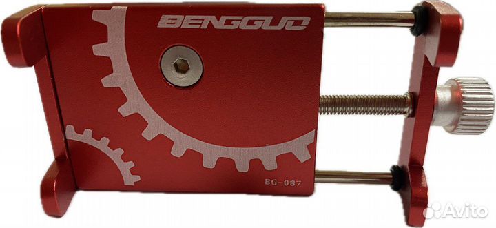 Держатель для смартфона на руль красный