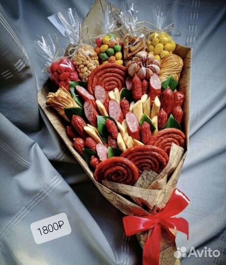 Съедобные букеты для мужчин