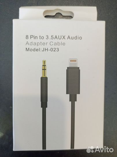 Переходник Lightning (8pin) - Jack 3.5 /1 метр