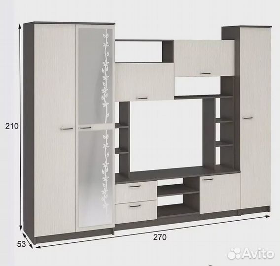 Стенка Марта 11 комби быстрая доставка