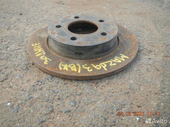 Диск тормозной задний Mazda Mazda 3 (BK) 2002-2009