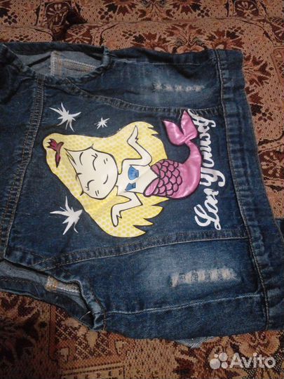 Джинсовая жилетка для девочки