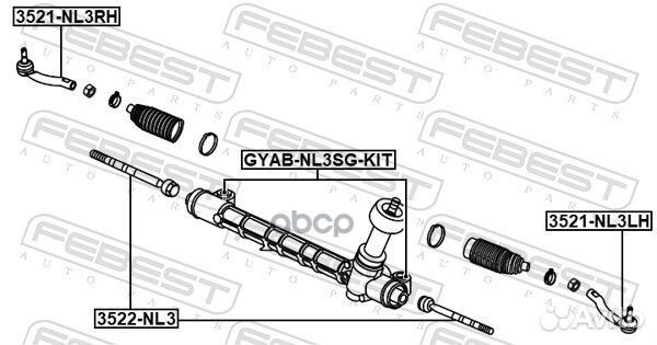 Тяга рулевая 3522-NL3 Febest