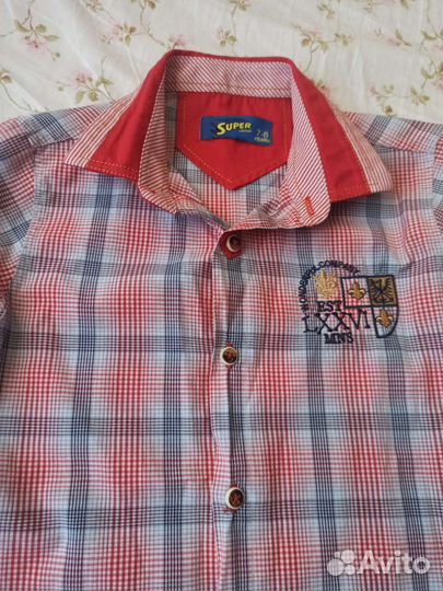 Рубашка детская для мальчиков