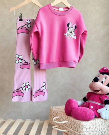Костюм для девочки двойка Минни Маус