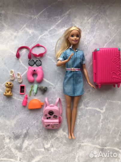 Набор барби barbie Vanity путешествия врач спа