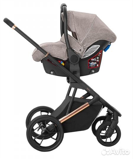 Коляска детская Sigma 3в1 Ivory Beige Carrello