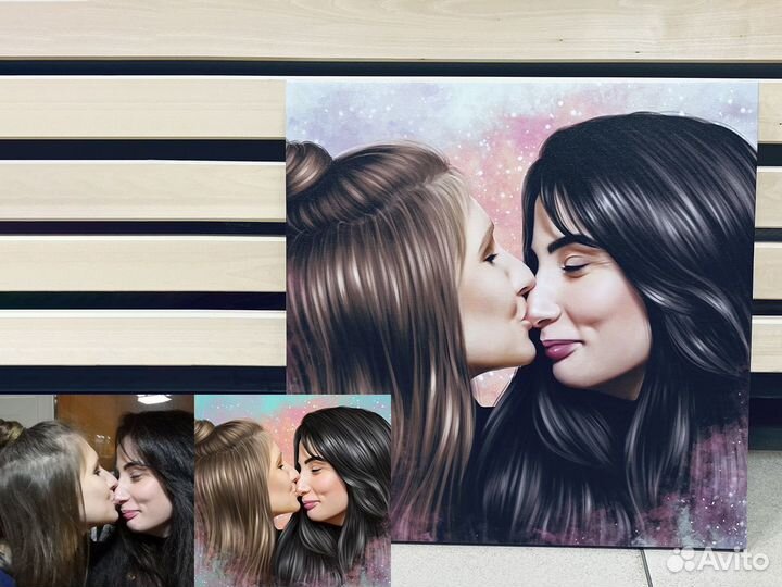 Портрет на холсте по фото