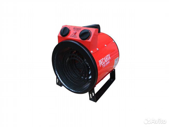 Тепловая электрическая пушка тэп-2000К (круглая)