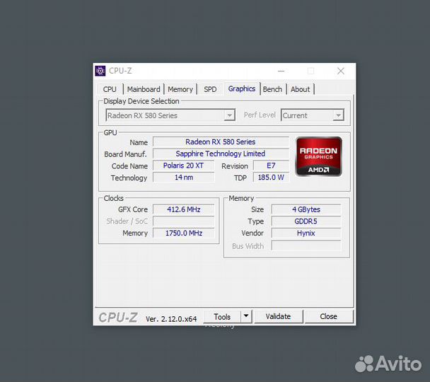 Rx 580 4gb sapphire nitro