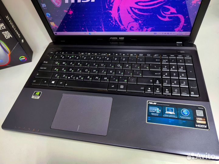 Мощный asus i5-2.5ghz,gf610m,8gb,ssd гарантия