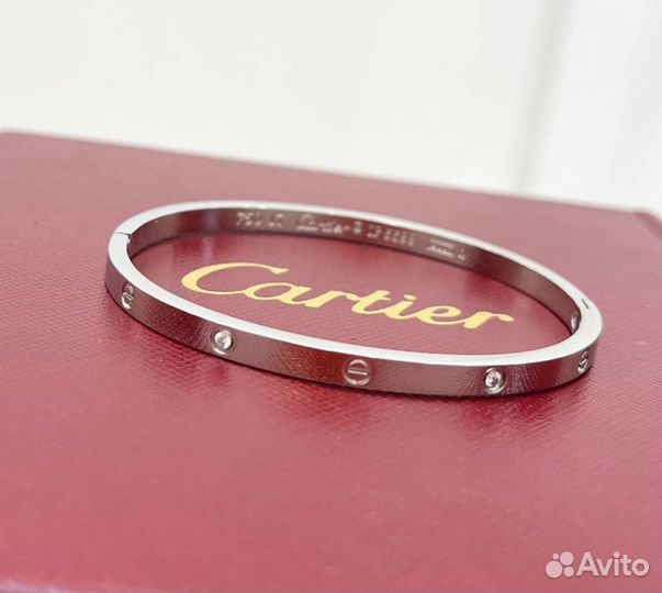 Браслет cartier love тонкий