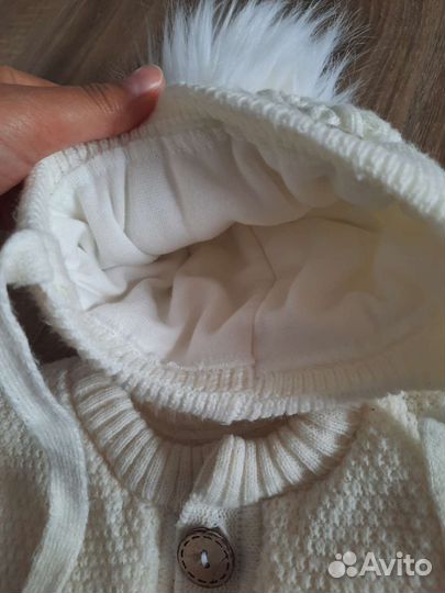 Утепленный комбинезон на выписку