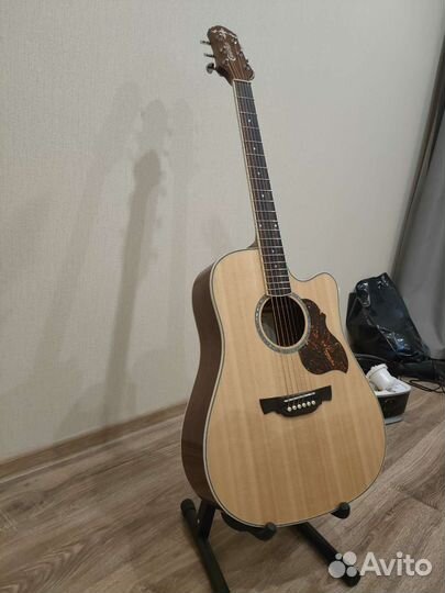 Электроакустическая гитара crafter de8 /nc + чехол
