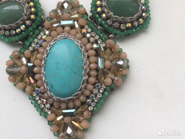 Колье из натуральных камней