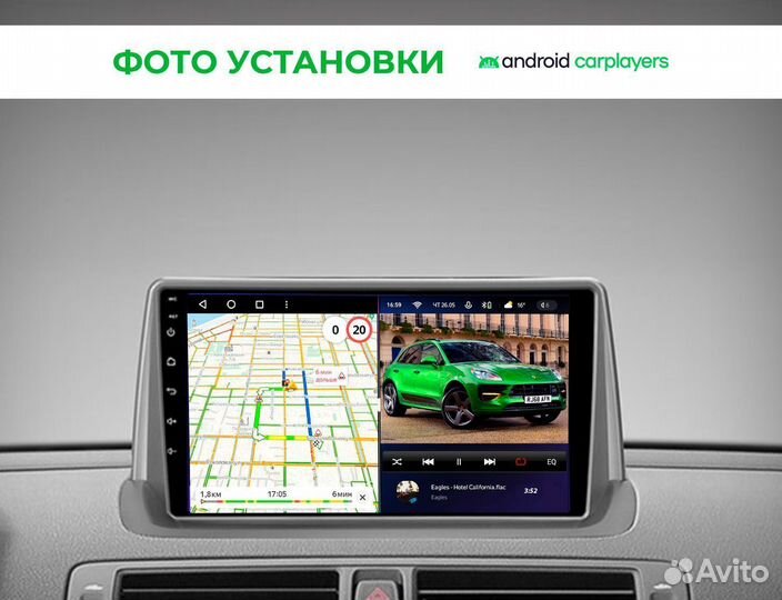 Магнитола android 2.32 Volvo S-40, C-30, C-70