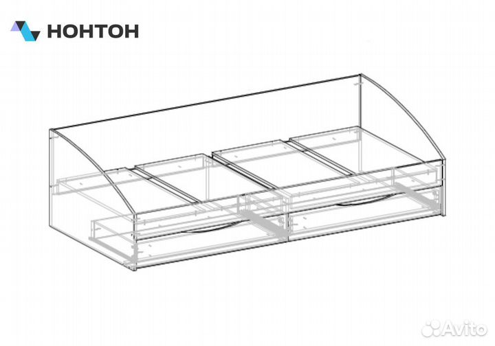 Кровать Фея-3 белый