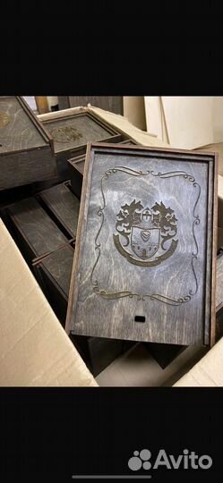 Коробка деревянная на 23 февраля