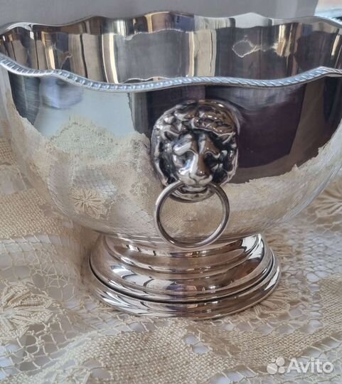 Ваза графин чаша декантер франция серебрение