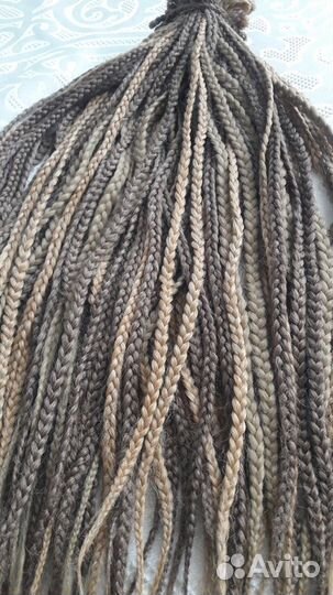 Афрокосы из канеколона для брейдов