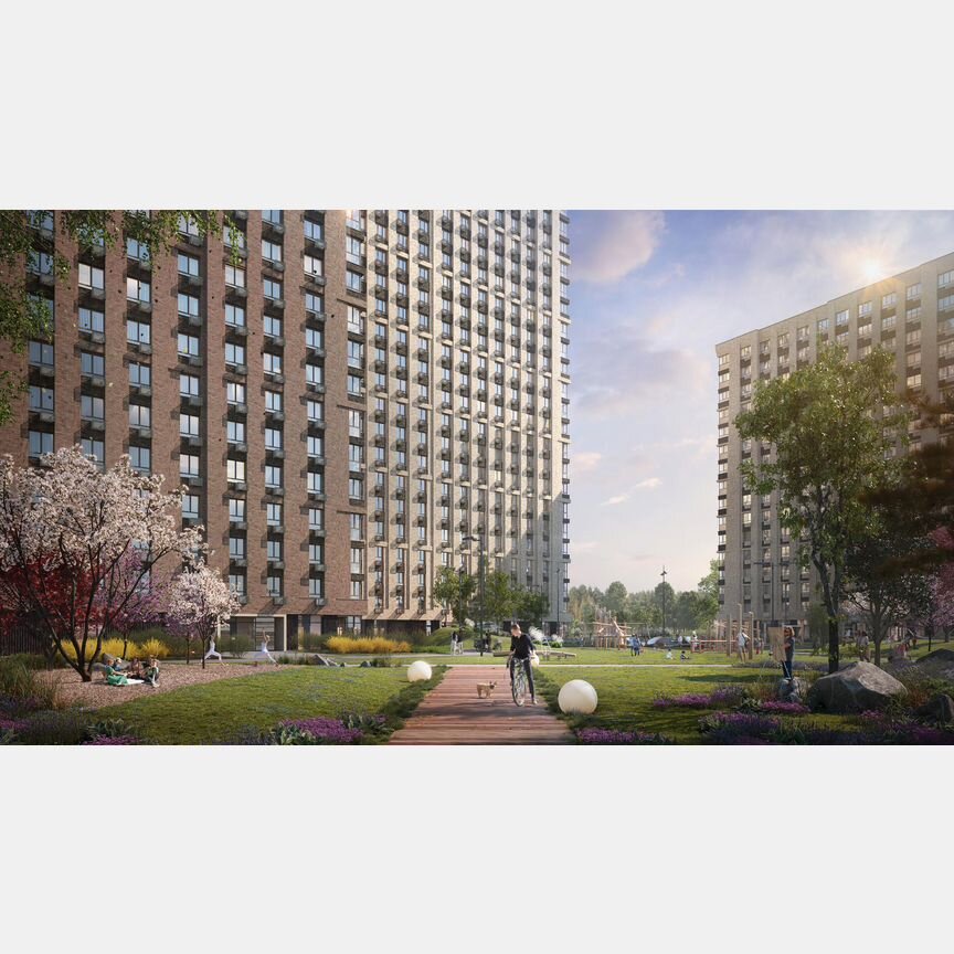 1-к. апартаменты, 35,1 м², 22/23 эт.