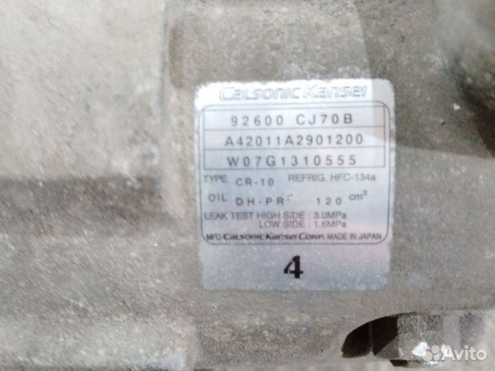 Компрессор кондиционера Nissan Note