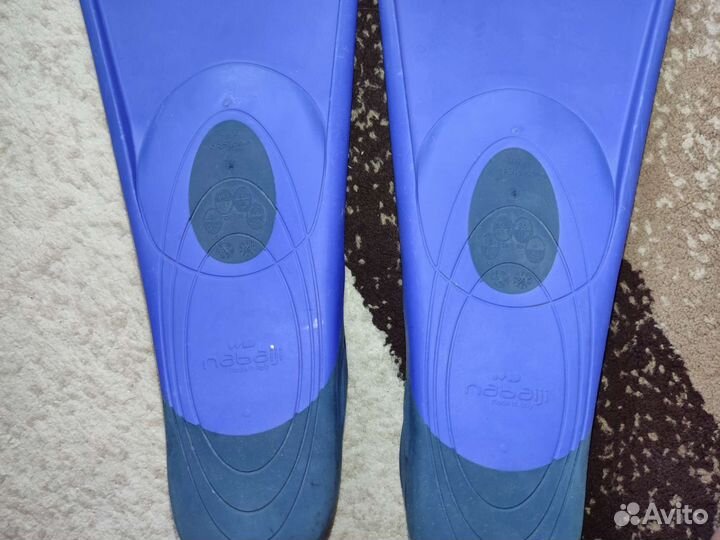 Ласты укороченные nabaiji (Декатлон) размер 36-37