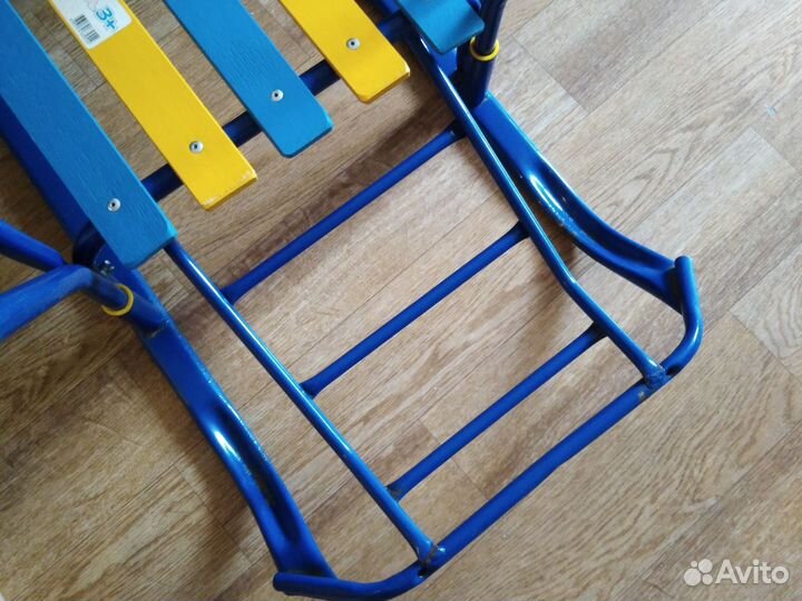 Санки детские с ручкой