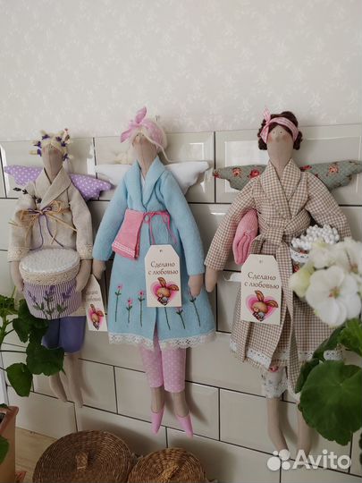 Интерьерные куклы Тильда