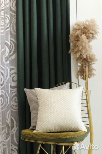 Шторы готовые канвас