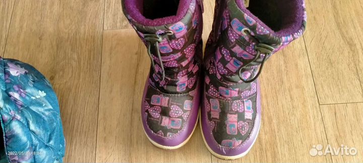 Зимний комплект для девочки 98-104