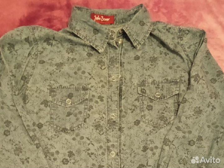 Джинсовая рубашка