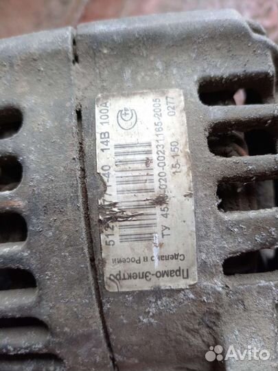 Генератор на газель два. умз 4216