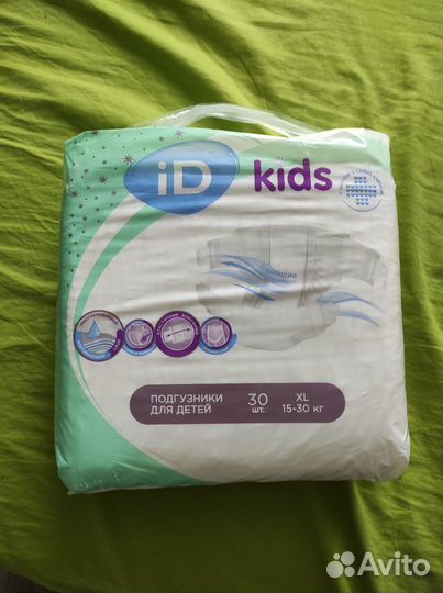 Подгузники ID kids 15-30кг 30шт