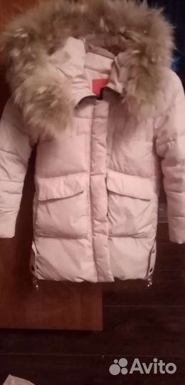 Пуховик для девочки 110