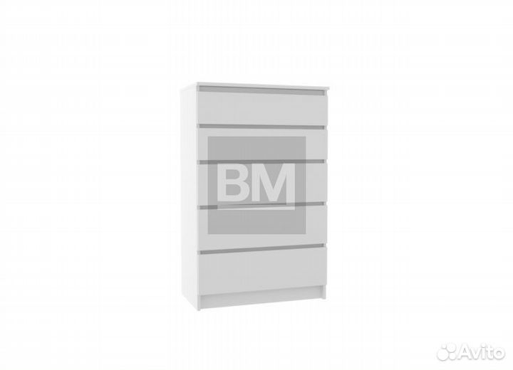 Комод белый узкий, наличие