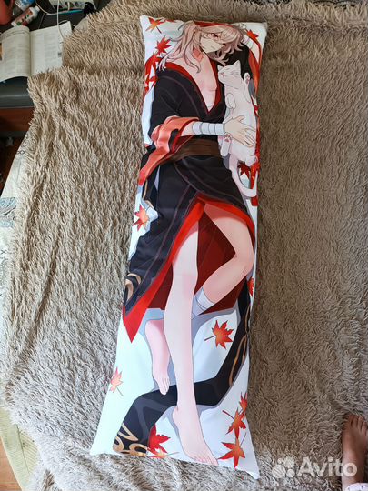 Подушка дакимакура геншин