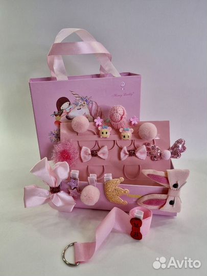 Набор заколок и резинок