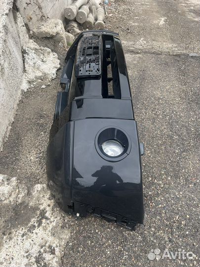 Бампер передний land rover discovery 3 всборе