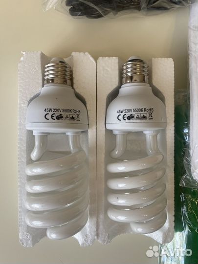 Комплект студийного света с фоновой системой