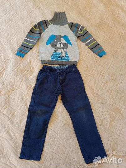 Вещи пакетом на мальчика 98 104