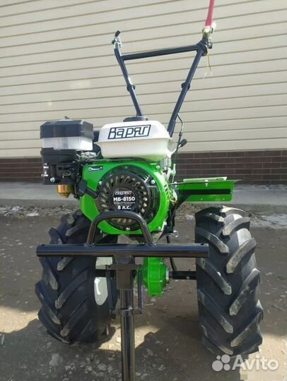 Мотоблок бензиновый варяг мб-8150 (8 лс) + колеса