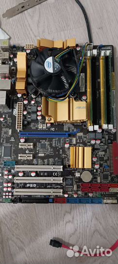 P5Q+3 плашки опер памяти+процессор с вентилятором